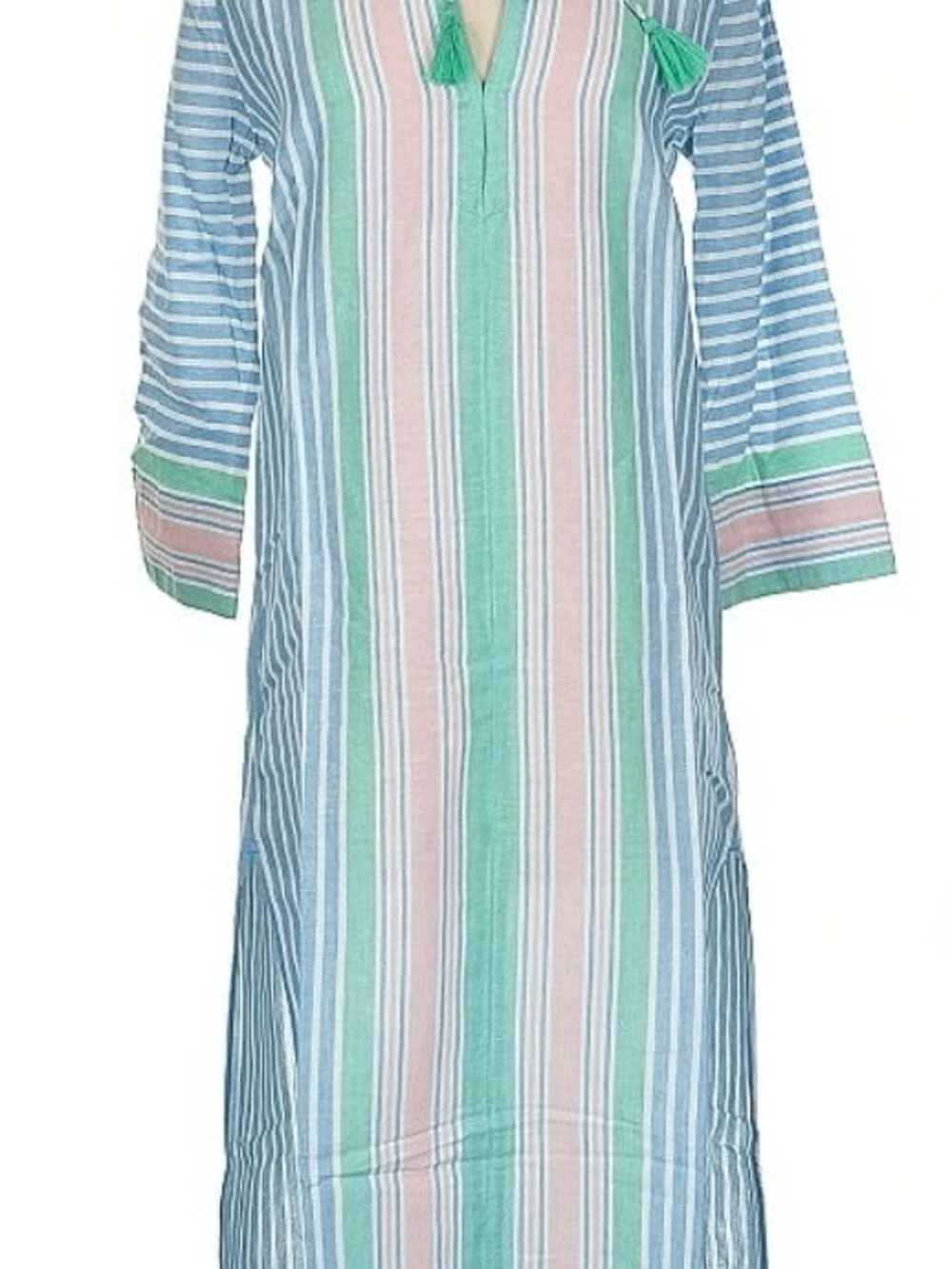 J. Crew Pastel Striped Tunic Dress in Blue, Mint & Pink